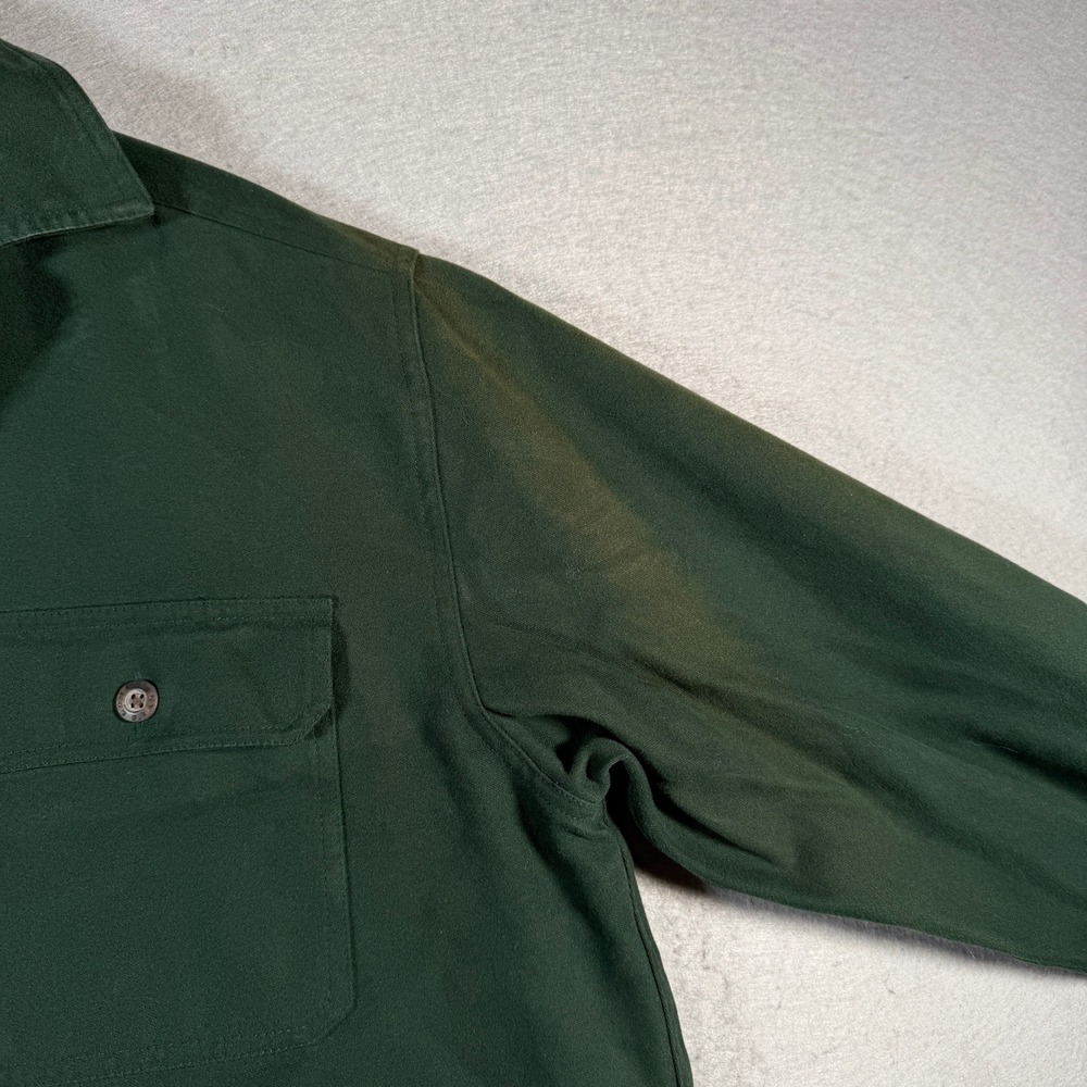 Levi‎ Strauss Co Mens Long Sleeve Button Down Shirt Green Plaid Lined Size L - Picture 5 of 13